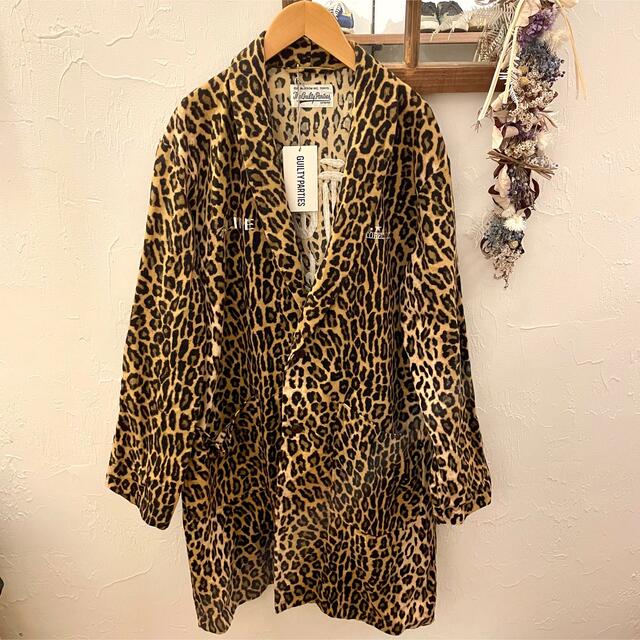 ワコマリア WACKO MARIA×卍LINE レオパード ガウンコート M-
