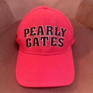 パーリーゲイツ(PEARLY GATES)のパーリーゲイツ  キャップ　ピンク(キャップ)