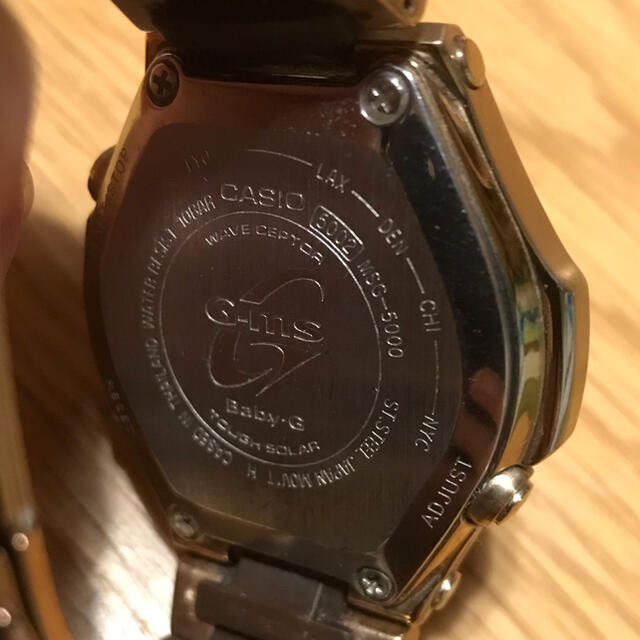 Baby-G(ベビージー)のジャンク品　Baby-G G-ms MSG-5000 電波時計 メンズの時計(腕時計(アナログ))の商品写真
