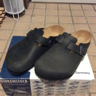 ビルケンシュトック(BIRKENSTOCK)のᏦ様専用ビルケンシュトック👞✨ボストン オイルドレザー ブラック✨(スリッポン/モカシン)