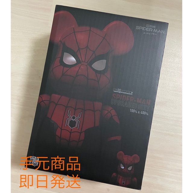 BE@RBRICK SPIDER-MAN UPGRADED SUIT 即発送可能ハンドメイド