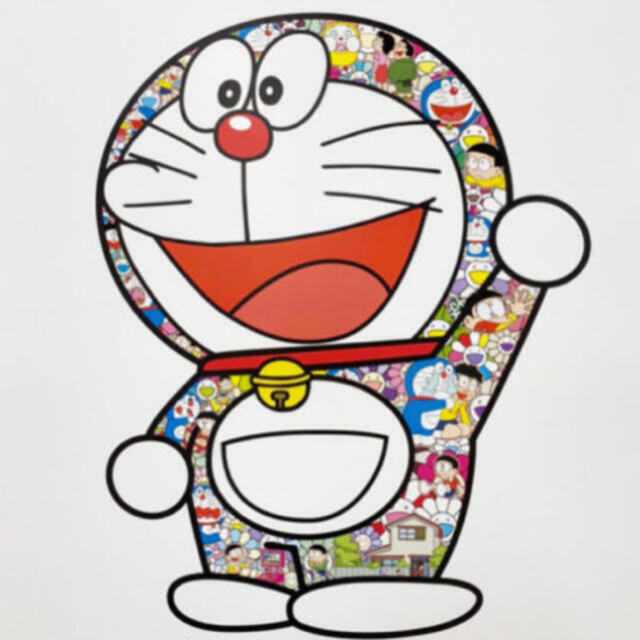 ドラえもん わーい！ポスター ED300 村上隆 エンタメ/ホビーのアニメグッズ(ポスター)の商品写真