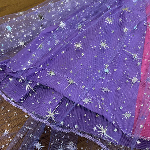 《キラキラ★》プリンセスドレス コスプレ 衣装 セット お星様 100cm キッズ/ベビー/マタニティのキッズ服女の子用(90cm~)(ドレス/フォーマル)の商品写真