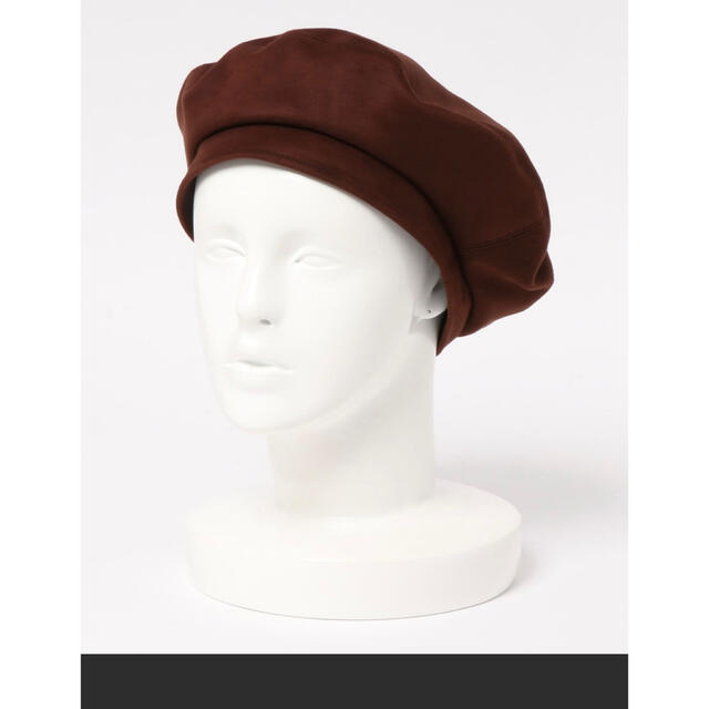 1LDK SELECT(ワンエルディーケーセレクト)のKIJIMA TAKAYUKI スエードベレー帽 レディースの帽子(ハンチング/ベレー帽)の商品写真