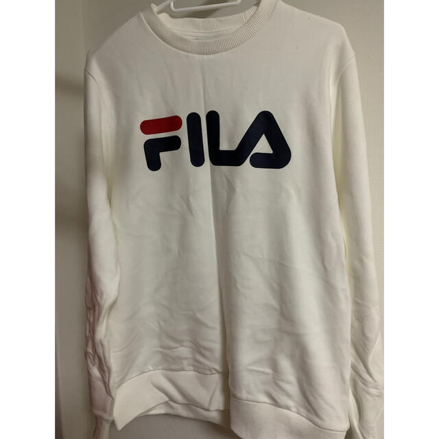 タグ付き！新品！FILA スウェット　白　トレーナー　BTS 着用