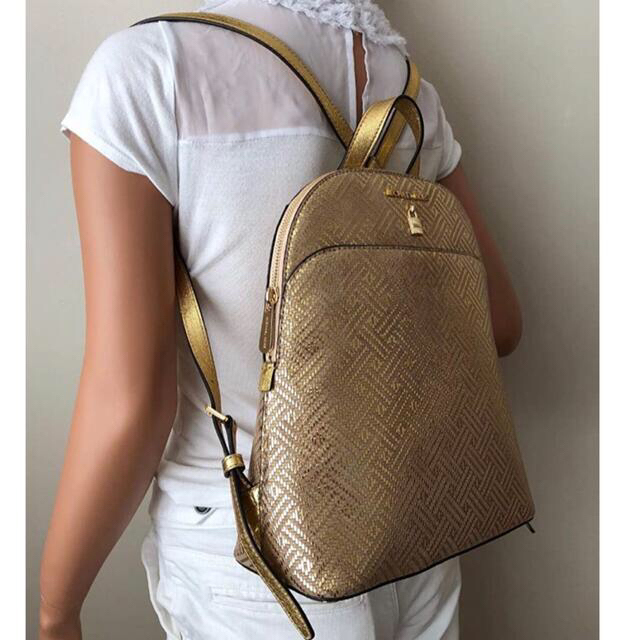 Michael Kors - 【新品未使用】マイケルコース ゴールド リュック 即日