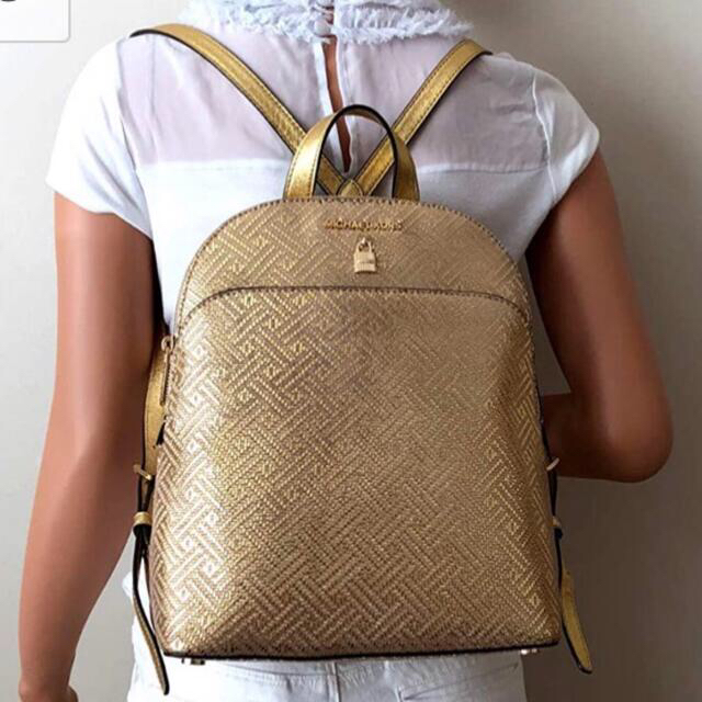 Michael Kors - 【新品未使用】マイケルコース ゴールド リュック 即日