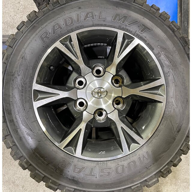 ハイエース マッドスター MT 195/8015 ハイエース純正スチールホイール