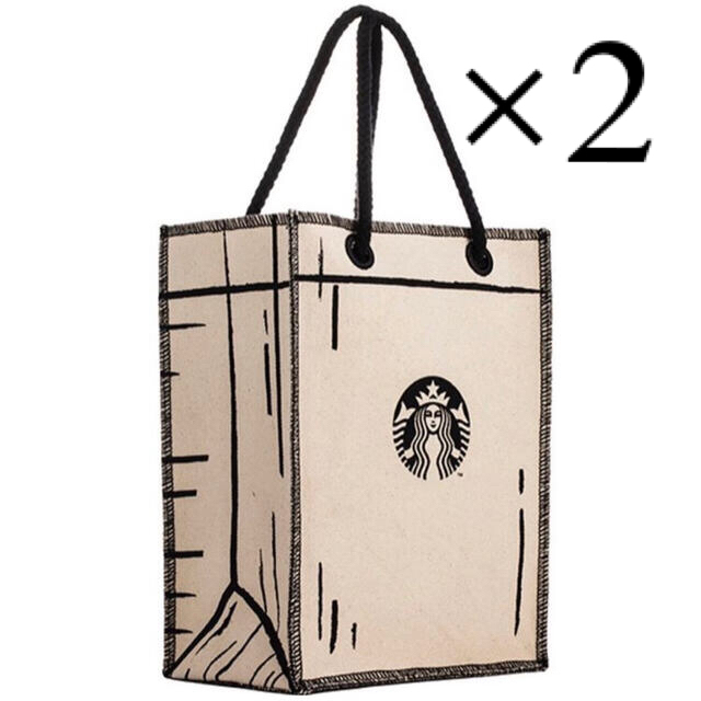 Starbucks Coffee(スターバックスコーヒー)のレア 台湾限定 スターバックストートバッグ CHIMEI サイレンロゴ バッグ レディースのバッグ(トートバッグ)の商品写真