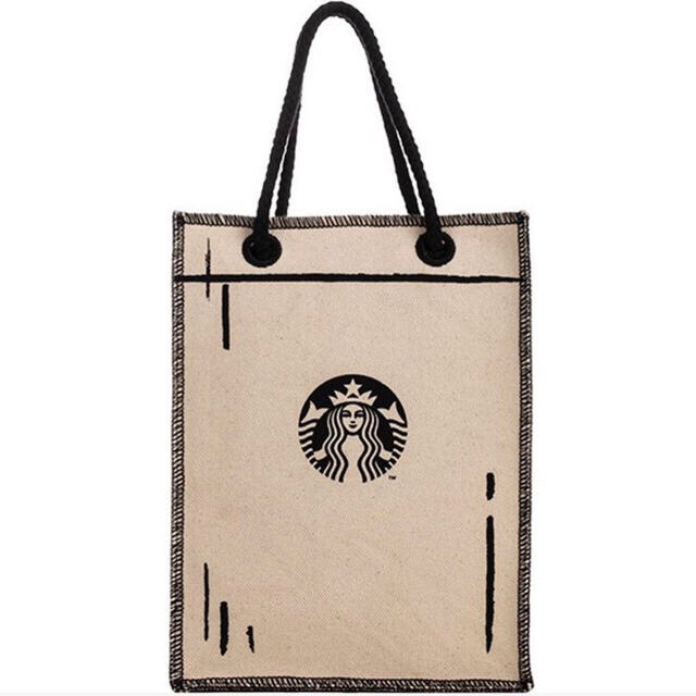 Starbucks Coffee(スターバックスコーヒー)のレア 台湾限定 スターバックストートバッグ CHIMEI サイレンロゴ バッグ レディースのバッグ(トートバッグ)の商品写真