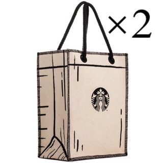 スターバックスコーヒー(Starbucks Coffee)のレア 台湾限定 スターバックストートバッグ CHIMEI サイレンロゴ バッグ(トートバッグ)