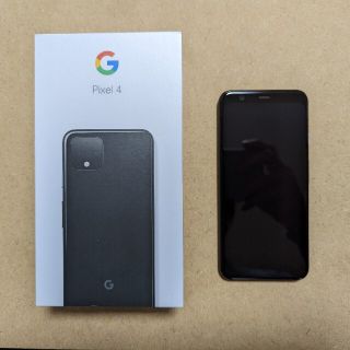 グーグルピクセル(Google Pixel)のGoogle Pixel4 64GB Just Black(スマートフォン本体)