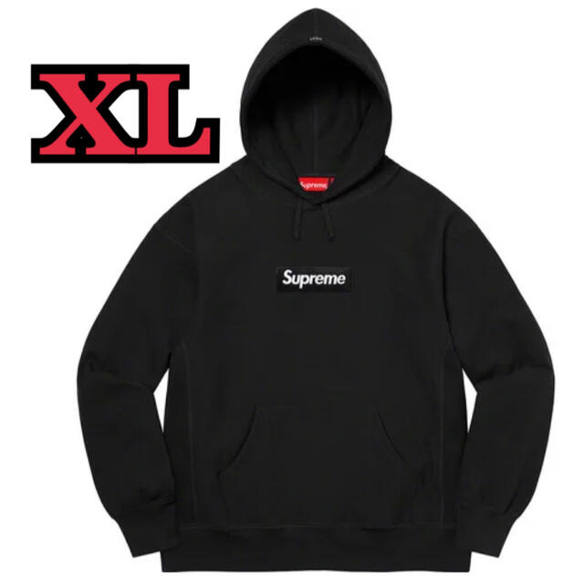 Supreme Box Logo Hooded Sweatshirt Black