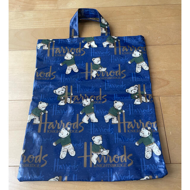 Harrods(ハロッズ)の② Harrods ハロッズ トートバッグ テディベア&ロゴ レディースのバッグ(トートバッグ)の商品写真