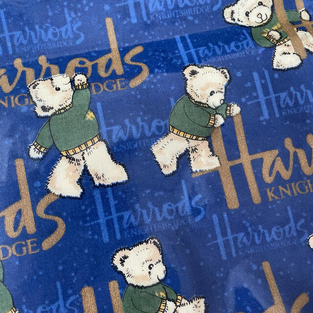 Harrods(ハロッズ)の② Harrods ハロッズ トートバッグ テディベア&ロゴ レディースのバッグ(トートバッグ)の商品写真