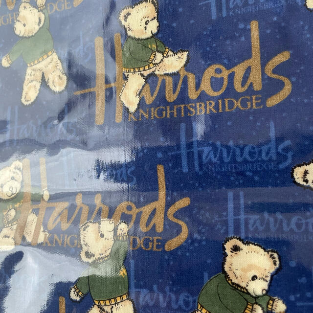Harrods(ハロッズ)の② Harrods ハロッズ トートバッグ テディベア&ロゴ レディースのバッグ(トートバッグ)の商品写真