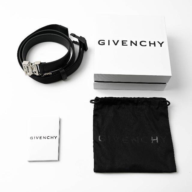 新品 Givenchy 4G グレインカーフスキン ジャカードキャンバス ベルト 1