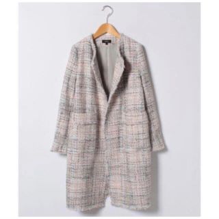 セオリー(theory)のTheory 18ss ツイードコート(ロングコート)