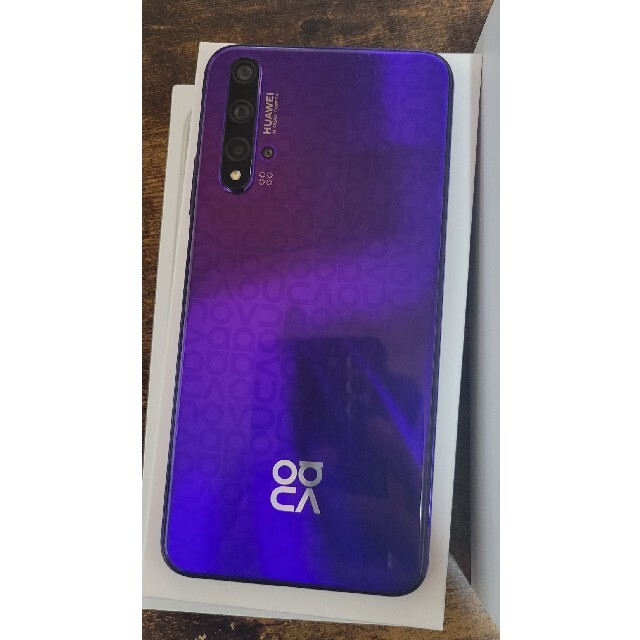 Huawei nova 5T　版　パープル