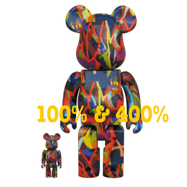 【BE@RBRICK】 KAWS TENSION 100% & 400%