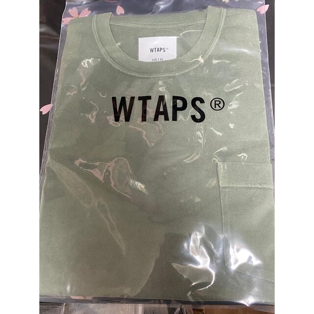 W)taps(ダブルタップス)のWTAPS BLANK SS COTTON OLIVEDRAB L メンズのトップス(Tシャツ/カットソー(半袖/袖なし))の商品写真