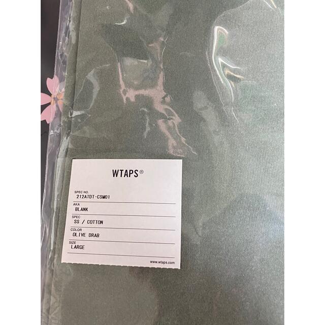 W)taps(ダブルタップス)のWTAPS BLANK SS COTTON OLIVEDRAB L メンズのトップス(Tシャツ/カットソー(半袖/袖なし))の商品写真