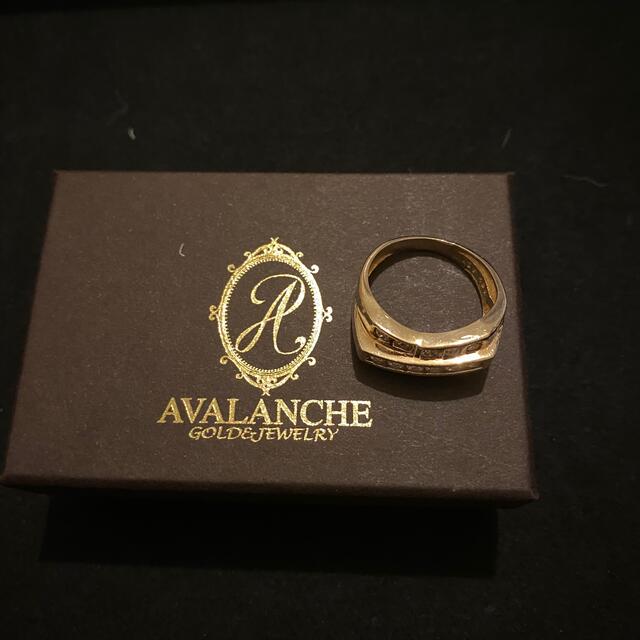 AVALANCHE(アヴァランチ)のAVALANCHE 10k アバランチ　リング　ジルコニア　19号 メンズのアクセサリー(リング(指輪))の商品写真