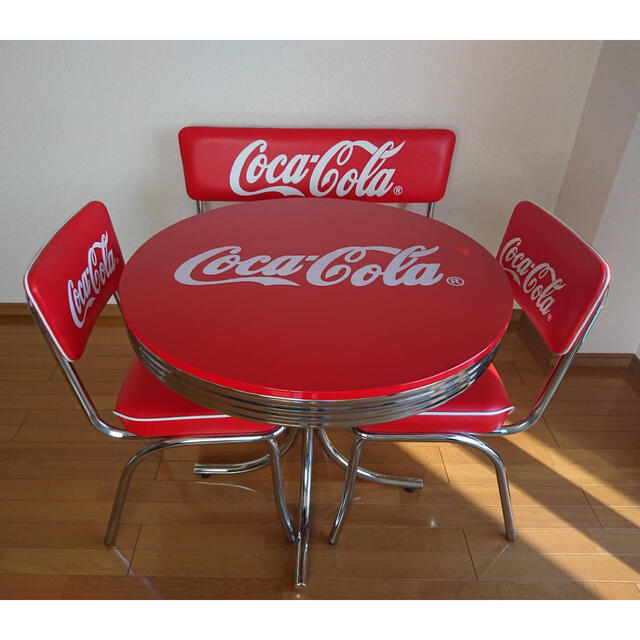 コカコーラ　Coca-Cola テーブルセット　ソファベンチ　イス