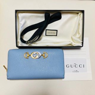 グッチ(Gucci)のお値下げ中‼️【正規美品】GUCCI グッチ　ズゥミ　財布　ラウンドファスナー(財布)