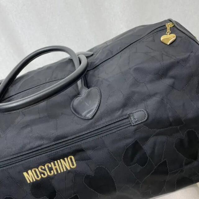 BG282 used moschino モスキーノ ハート ボストン バッグ 鞄 | cao.com.ec