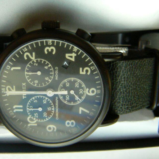 TIMEX - TIME✕ タイメックス クロノグラフ 美品 ガラス傷の TIMEX - TIME✕ タイメックス クロノグラフ 美品 ガラス傷の