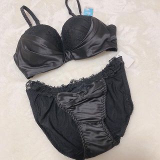 新品♡flan de lingerie♡ブラ＆ショーツセット(ブラ&ショーツセット)