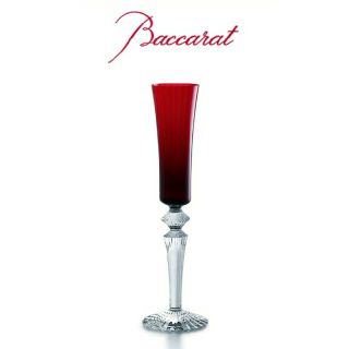 バカラ(Baccarat)の専用 バカラ ミルニュイ フルーティッシモ シャンパングラス  ルビーレッド(食器)