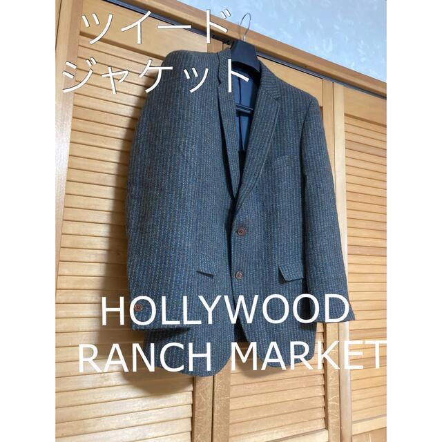 HOLLYWOOD RANCH MARKET(ハリウッドランチマーケット)のHollywood Ranch Market シェットランドツイードジャケット メンズのジャケット/アウター(テーラードジャケット)の商品写真