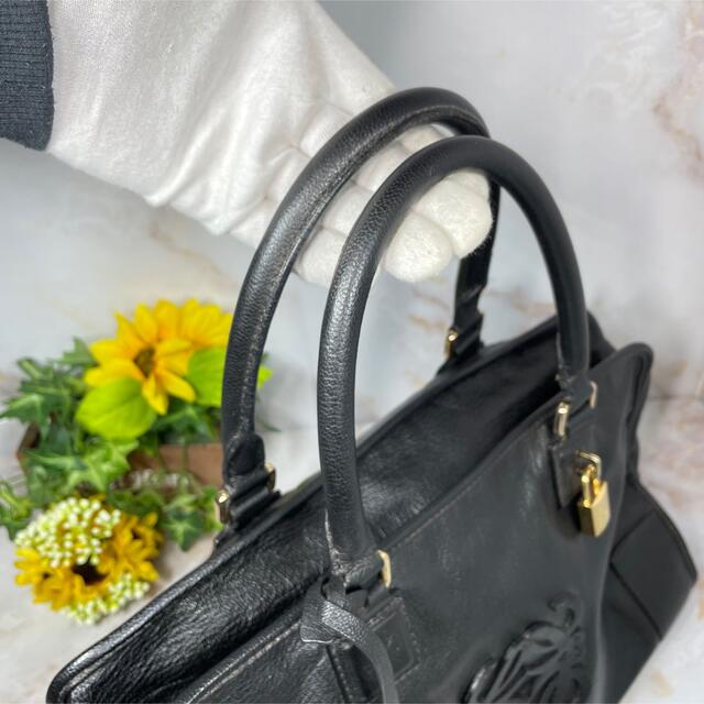 LOEWE - 【⭐︎美品⭐︎】 ロエベ アマソナ ハンドバッグ ブラック