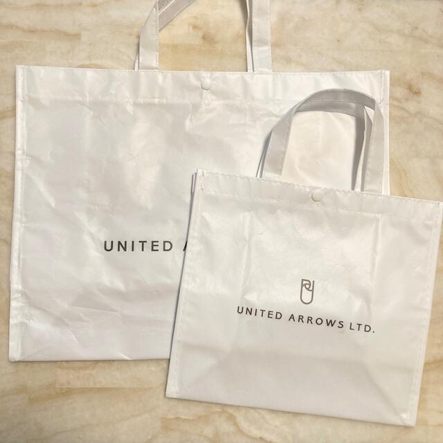 UNITED ARROWS(ユナイテッドアローズ)のユナイテッドアローズ　ショップ袋　ショッパー　エコバッグ　2点 レディースのバッグ(ショップ袋)の商品写真