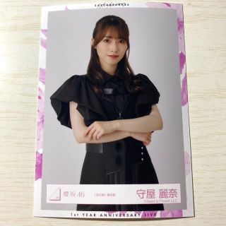 ケヤキザカフォーティーシックス(欅坂46(けやき坂46))の櫻坂46 守屋麗奈　流れ弾黒衣装　チュウ(アイドルグッズ)