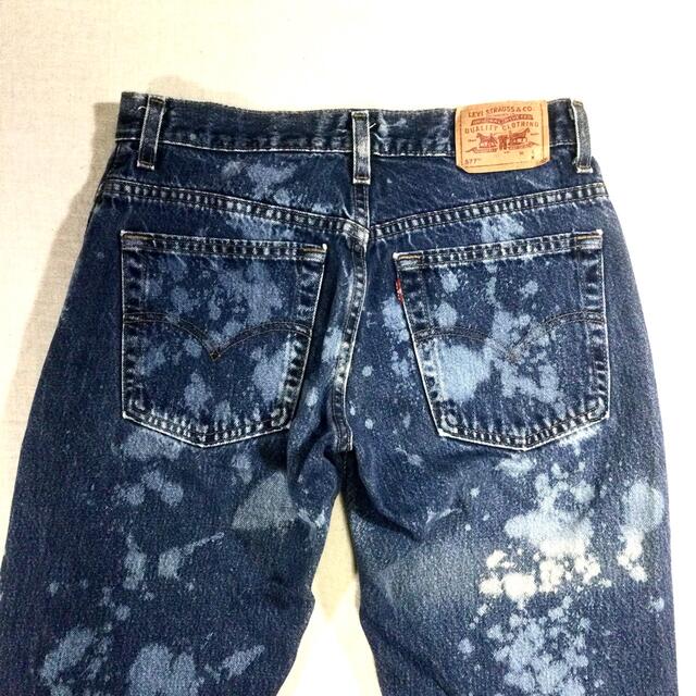 Levi's(リーバイス)のLevi’s 577★レディースデニム★ダメージジーンズ★米国製★W−約76㎝ レディースのパンツ(デニム/ジーンズ)の商品写真