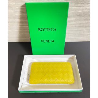 ボッテガヴェネタ(Bottega Veneta)のボッテガ　ボッテガヴェネタ　黄色　長財布　イエロー　購入後１年未満(財布)