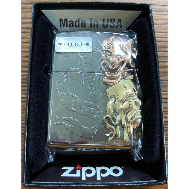 ZIPPO(ジッポー)のZIPPO ジッポー ラッキーチャーム 2フェイス BK 新品未使用品 メンズのファッション小物(タバコグッズ)の商品写真