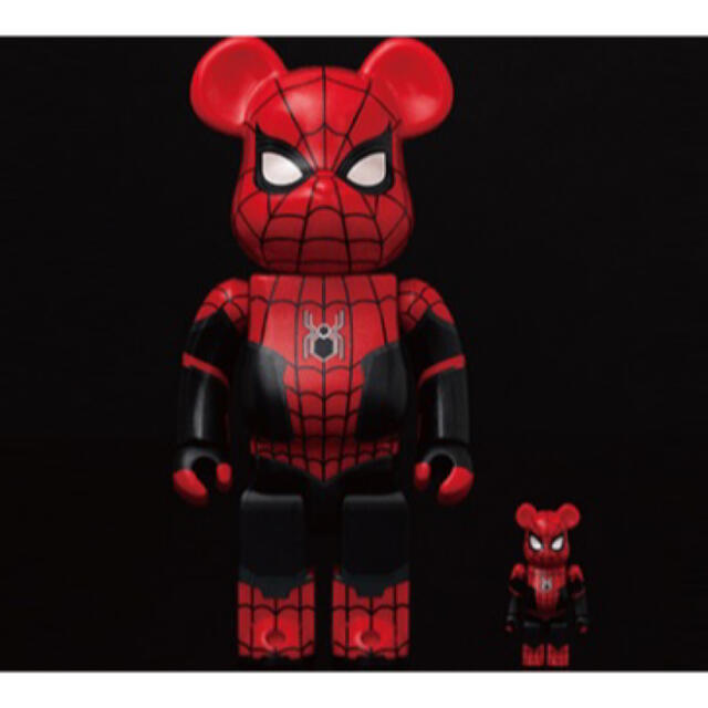 全高約70mm400%BE@RBRICK SPIDER-MAN UPGRADED SUIT