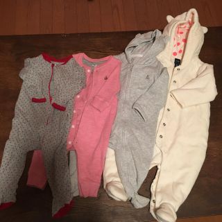 ベビーギャップ(babyGAP)のSALE⭐️冬服☆ベビーGAP60〜70まとめ売り(ロンパース)