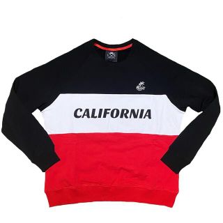 エムエスジイエム(MSGM)の西海岸系☆LUSSO SURF トリコロールスウェット　セーター　RVCA(トレーナー/スウェット)