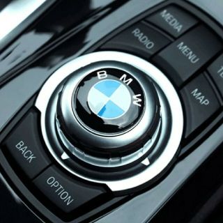 ビーエムダブリュー(BMW)の★【2個】BMW マルチメディアコントロール エンブレム ステッカー おまけ多数(車内アクセサリ)