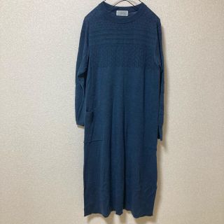 シャンブルドゥシャーム(chambre de charme)のchambre de charme ニットワンピース(ひざ丈ワンピース)