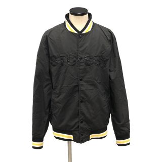 ステューシー(STUSSY)のステューシー スタジアムジャケット ブルゾン バックSSリンクロゴ メンズ M(スタジャン)