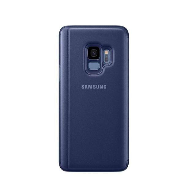 SAMSUNG(サムスン)のGalaxy S9 用 CLEAR VIEW カバー ブルー 純正品 スマホ/家電/カメラのスマホアクセサリー(Androidケース)の商品写真