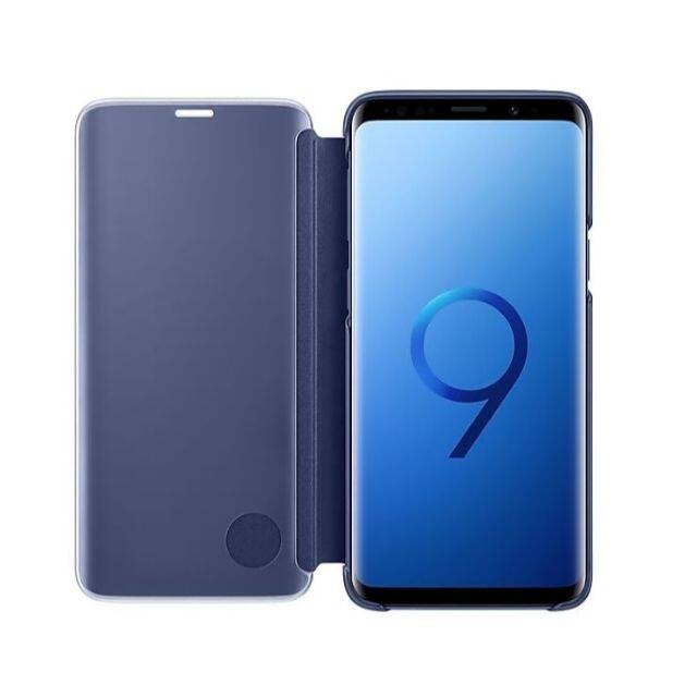 SAMSUNG(サムスン)のGalaxy S9 用 CLEAR VIEW カバー ブルー 純正品 スマホ/家電/カメラのスマホアクセサリー(Androidケース)の商品写真