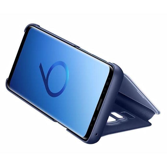 SAMSUNG(サムスン)のGalaxy S9 用 CLEAR VIEW カバー ブルー 純正品 スマホ/家電/カメラのスマホアクセサリー(Androidケース)の商品写真