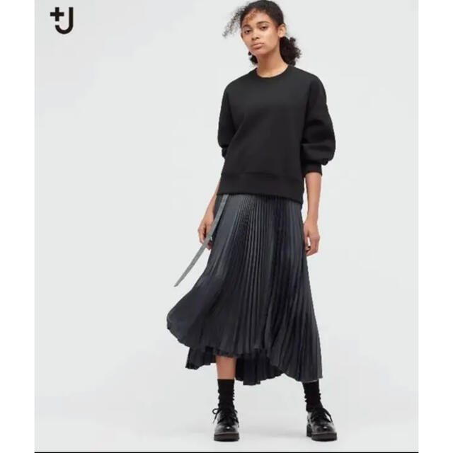 Jil Sander(ジルサンダー)のUNIQLO ＋J ユニクロ　プラスジェイ  プリーツラップロングスカート レディースのスカート(ロングスカート)の商品写真